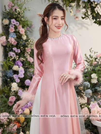 ÁO DÀI Lụa Bảo Ngọc 4 Tà ADH247