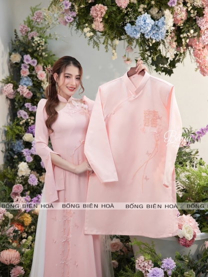 Áo Dài Lụa Mỹ 4 tà ADH871